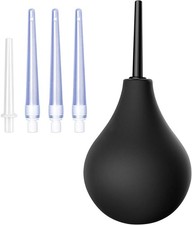Anal Vaginal Bulb Douche Enema Rectal Colonic Irrigation Syringe Cleaner For Men