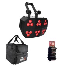 Chauvet DJ Wash FX Hex ILS multi-purpose LED effect light with Carry Bag