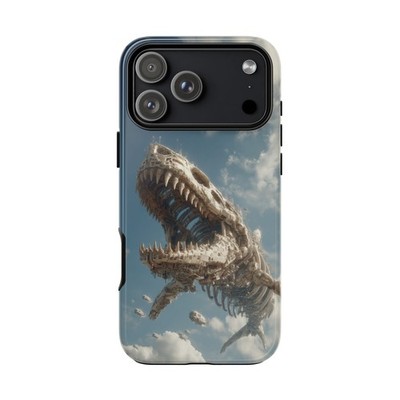 Shark Flying Skeleton Phone Cover Tough Case | Lifetime Warranty