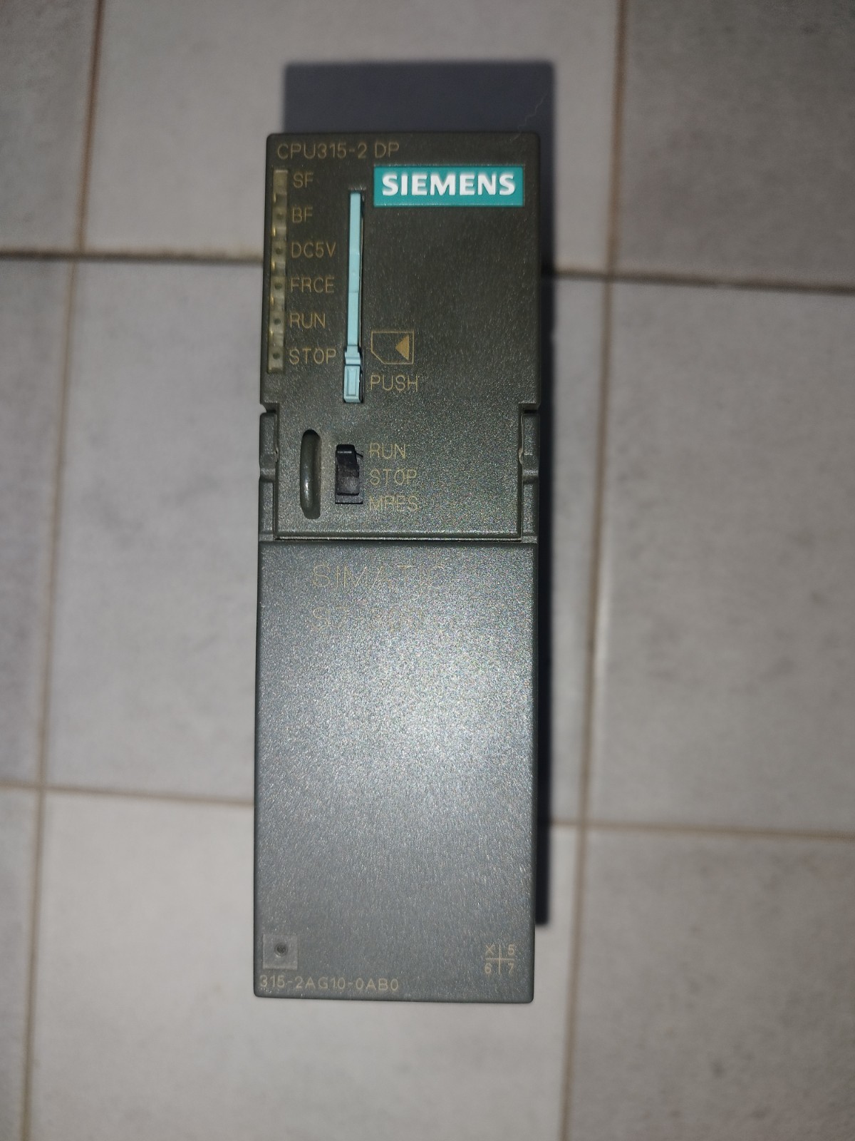 Siemens Simatic S7 CPU 315-2DP,6ES7 315-2AG10-0AB0,6ES7315-2AG10-0AB0,E:07