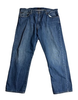 Polo Ralph Lauren Thompson Relaxed Mens Denim Jeans Sz 40X30 FREE SHIPPING Q17