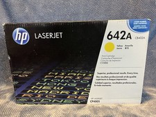 NEW Genuine HP 642A Yellow CB402A LaserJet Print Cartridge SEALED