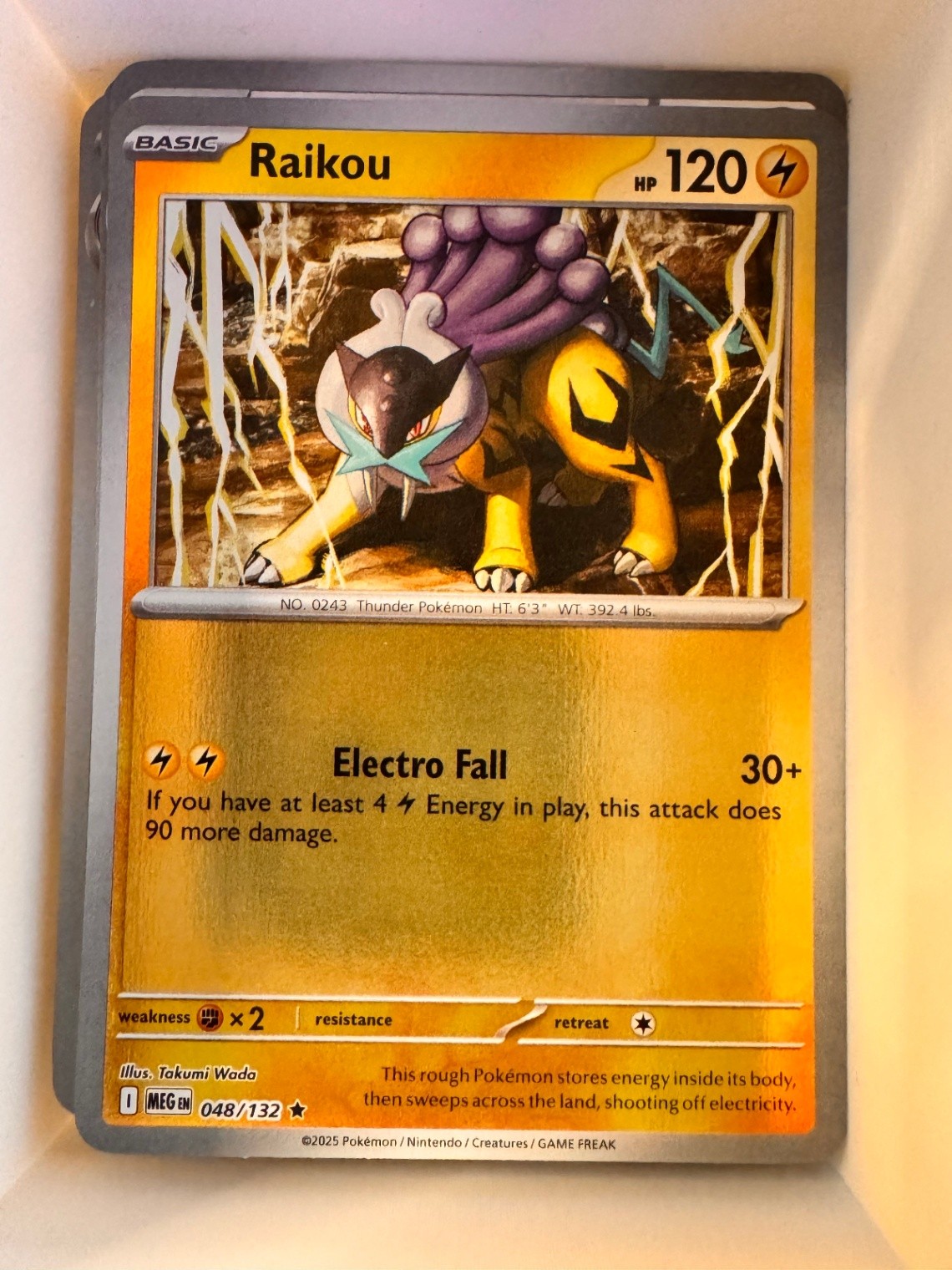 Raikou Rare ME01: Mega Evolution 048/132 NM