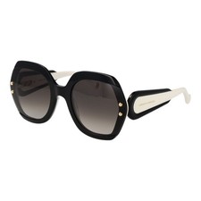 Carolina Herrera Black Acetate Sunglasses 100 Authentic - CA-1038350