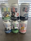 Funko Soda Vinyl Figure Lot of 6 (Rocksteady, Ash, Rocket, Hulk, Rico)