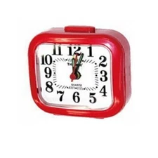 Room Mini Analog Alarm Clock Gentle Wake Battery Operated Portable Alarm Clock