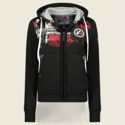 Fespote Sweat zippé Geographical Norway femme noir S - Photo 1/4