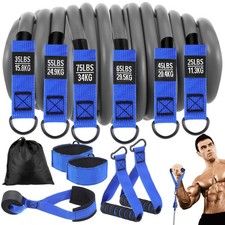 Heavy Resistance Bands for Working Out, 300lbs Exercise Bands with Handles, W...