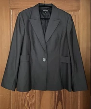 Kasper women grey blazer size 16