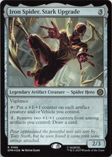Iron Spider Stark Upgrade FOIL R Marvel's Spider Man 166 MTG