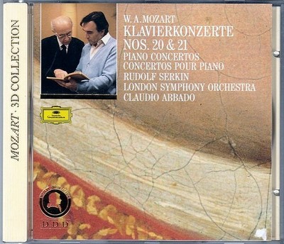 MOZART | KLAVIERKONZERTE NO. 20 & 21 | SERKIN ABBADO LSO | CD DG 3D COLLECTION