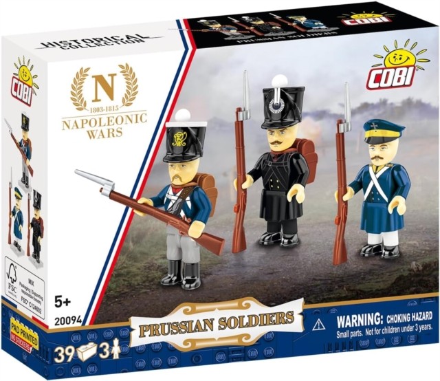 COBI-20094 Napoleon Wars Prussian Infantry Soldiers Building Brick Model 39pcs - Image 3