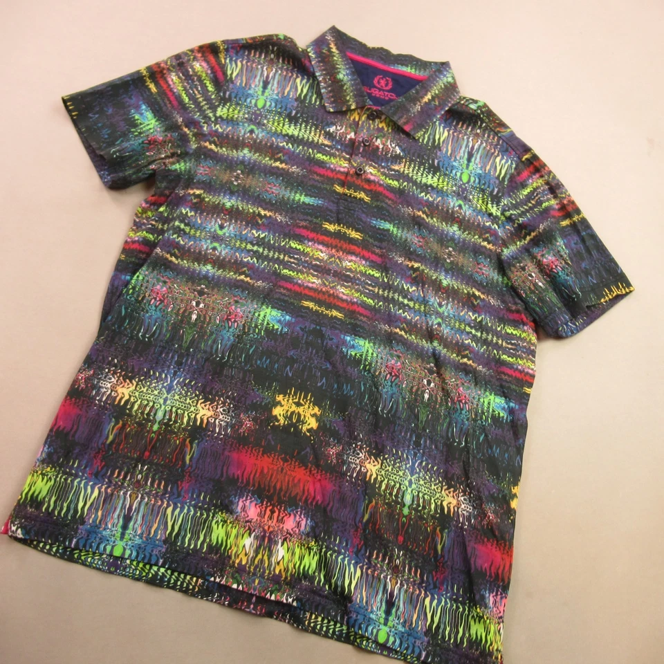 Camisa Bugatchi Para Hombre Grande Polo Manga Corta Informal Ligera Exterior Foto 2 de 4