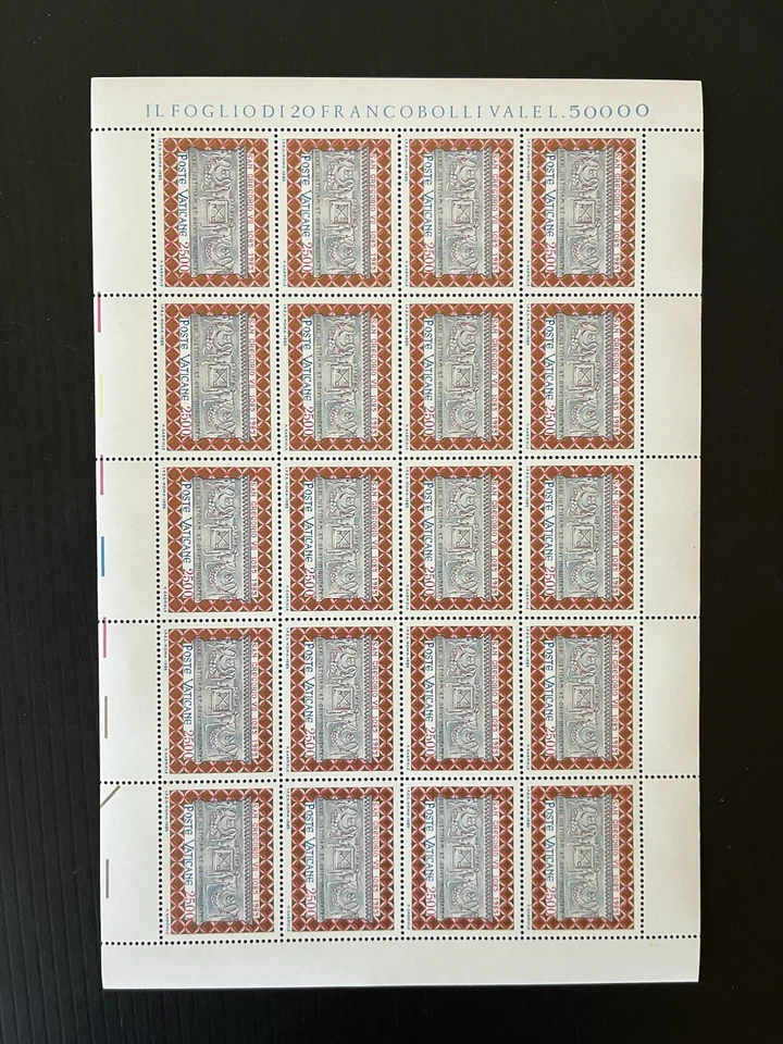 VATICAN CITY - 1985,  900th Anniversary of Pope Gegor's Death, 3 Sheets - MNH - Image 4 of 4