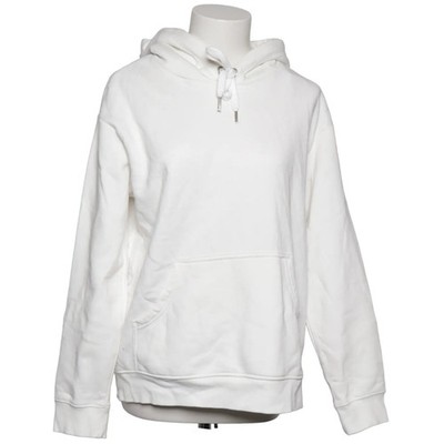 H&M Basic, Kapuzenpullover, Größe: S, Weiß, Baumwolle/Polyester, Einfarbig #qOA