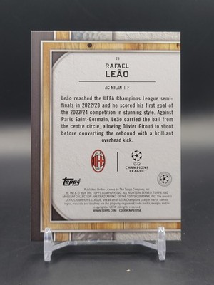 2023-24 Topps Museum Collection Champions League #26 Rafael Leão