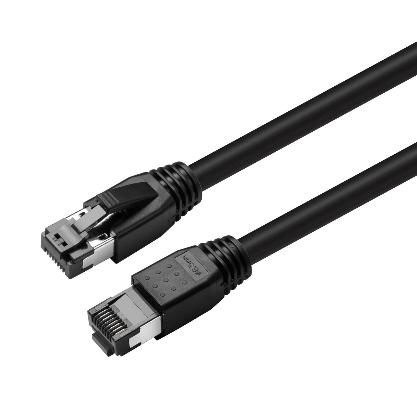 MicroConnect MC-SFTP8010S CAT8.1 S/FTP 10m Black LSZH