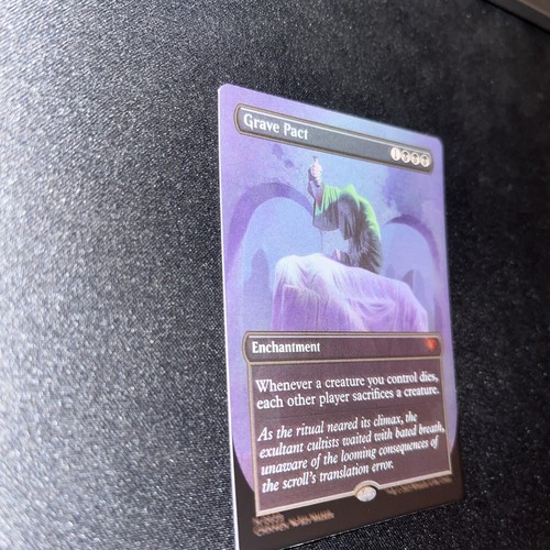 Grave Pact BORDERLESS FOIL MTG CMM COMMANDER MASTERS - Picture 2 of 3