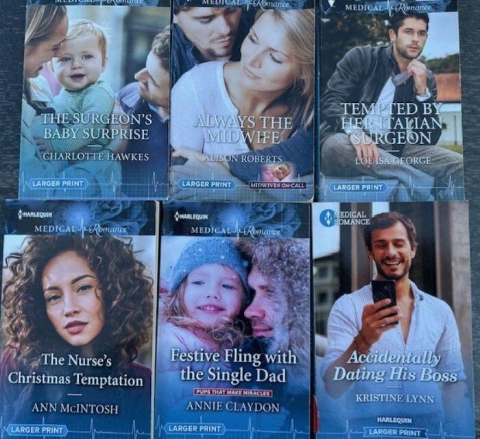 Lot/6 Harlequin Medical Romance Books Great Reads!!!!