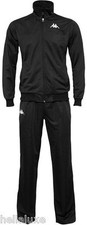 Kappa WHT RERNOV BRUSHED JERSEYTrack suit Sweat shirt Jacket-Pant SET Mens S NWT
