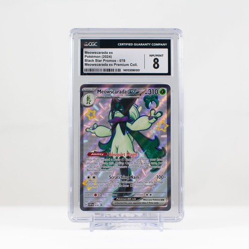 Meowscarada ex graded CGC 8 for sale on eBay