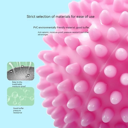 Massage Ball Yoga Spikey Pilates Gym Balls Spiky Stress Reflexology Trigger UK - Picture 12 of 30