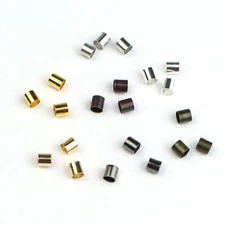 2000pcs/lot 1.5 2.0 2.5mm Copper Tube Crimp End Beads for DIY Jewelry Making