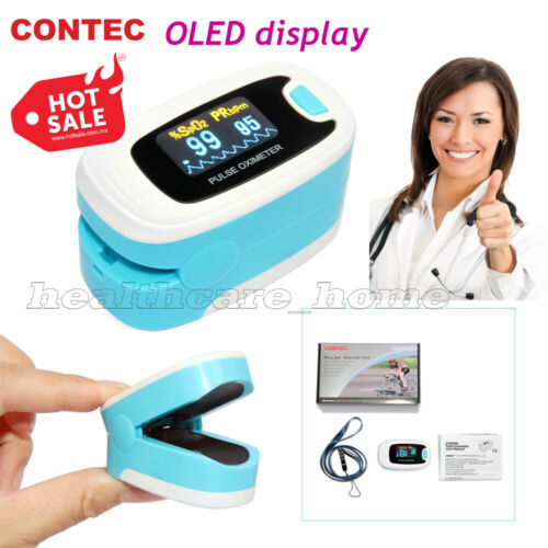 OLED Finger Tip Pulse Oximeter Blood Oxygen meter SpO2 PR Heart Rate Monitor - Foto 1 di 8