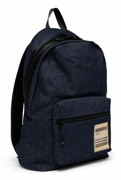 Replay Backpack Rucksack Freizeitrucksack Rucksack Blue Night Denim Dunkelblau-image