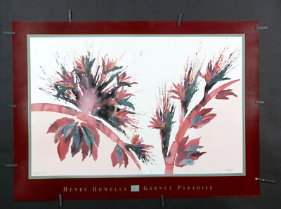 Henry Howells - Garnet Paradise - 1989 - Offset Poster - by Art Beats, USA.