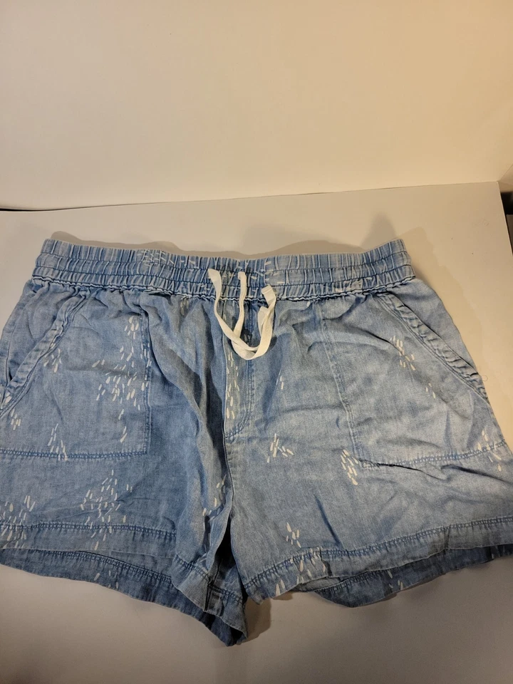 Pantalones cortos de mezclilla para mujer Splendid Collection cintura elástica talla XL Foto 2 de 4