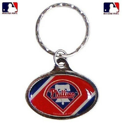 1 MLB Keychain Ring NEW Dome team logo color design Chrome Key Chain CHOOSE TEAM - Picture 8 of 9