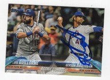 GERSON BAUTISTA Signed Autograph 2018 Topps Update Series Rookie Combos Mets COA