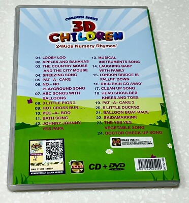 3D Children: Kids Sing-A-Long Songs (VOL. 2) ~ All Region 3D Children: Kids Sing-A-Long Songs (VOL. 2) ~ All Region