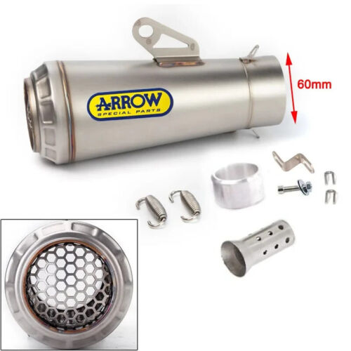 Universal Motorcycle ARROW Exhaust Muffler DB KillerGP Motocross Escape Silencer - Picture 20 of 21