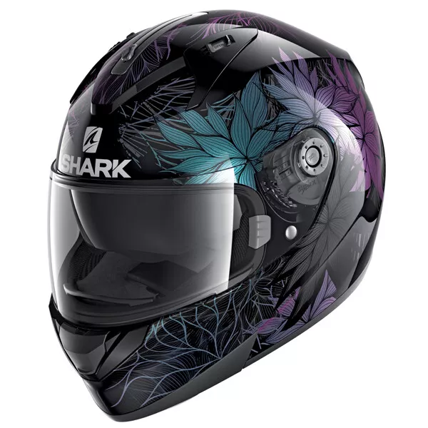 SHARK RIDILL 1.2 Nelum KXK Purple Ladies/Women Full Face Motorcycle Helmet ZE