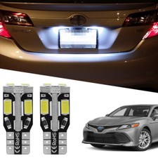 2pcs 6000k White 168 W5w Led License Plate Light Bulb For Toyota Camry 1997-2018 2pcs 6000k White 168 W5w Led License Plate Light Bulb For Toyota Camry 1997-2018