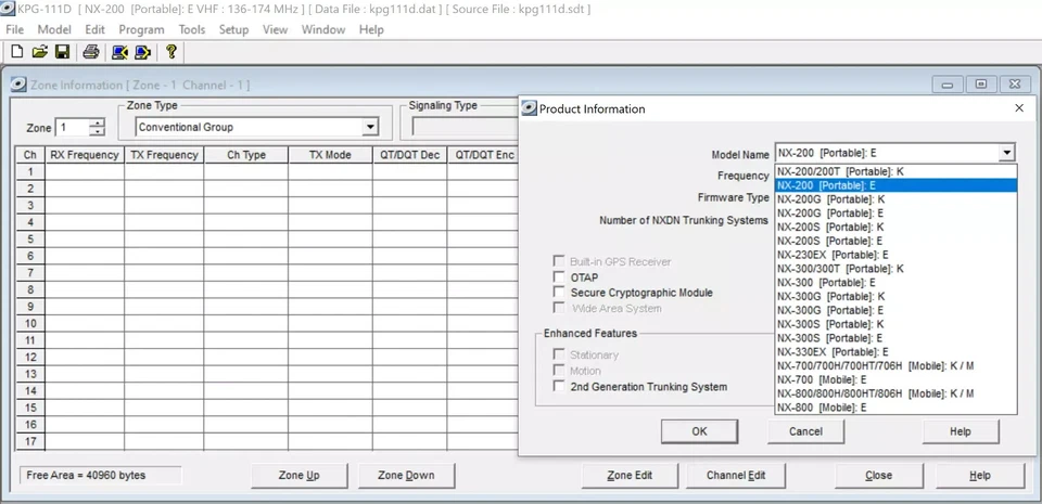 Kenwood NX-200 NX-300 KPG-111D Programming Software CD - Image 2 of 2