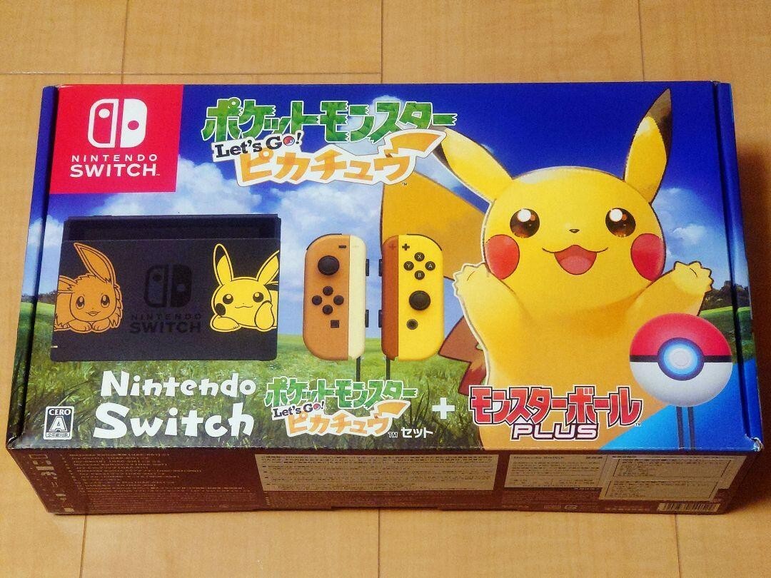 Good】Nintendo Switch Pokemon Let's Go! Pikachu Set Limited