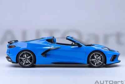 1/18 Chevrolet Corvette C8 Stingray (Rapid Blue) 2020 Model Car By