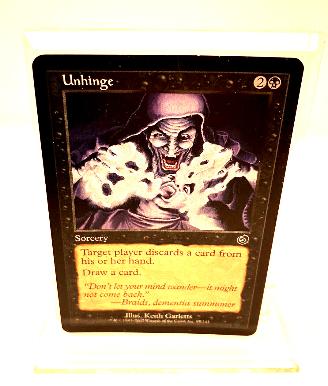 Vintage MTG Magic The Gathering Torment Unhinge 87/143 LP Pre-owned Some Damage