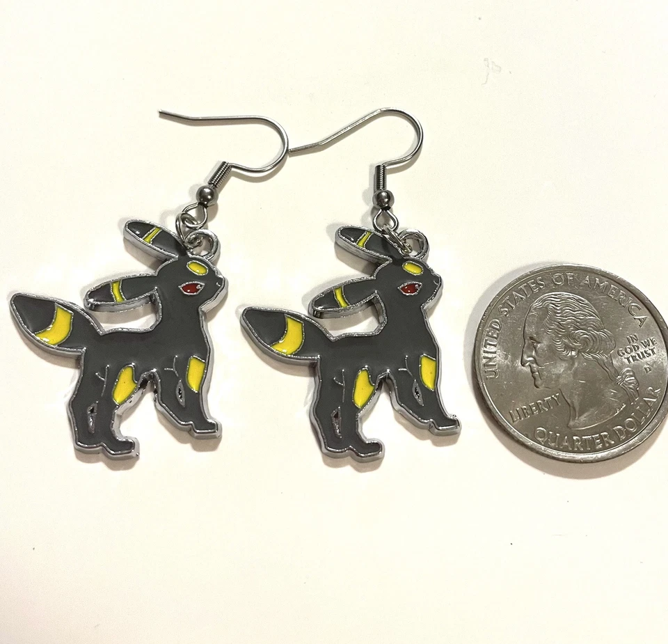 Pendientes colgantes Umbreon Pokemon Foto 2 de 2