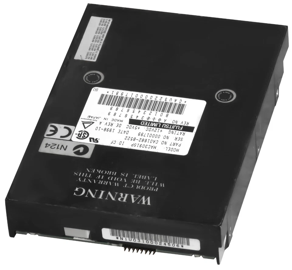 Disque Dur Fujitsu CA01682-B522 MAC3091SP 9.1GB 10K Ultra Large SCSI 3.5 " - Image 2 of 3