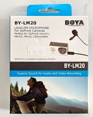BOYA BY-LM20 Lavalier Clip-on Microphone