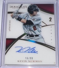 Kevin Newman 2015 Panini Immaculate Multi-Sport Autograph Auto CARD#KN D#/99