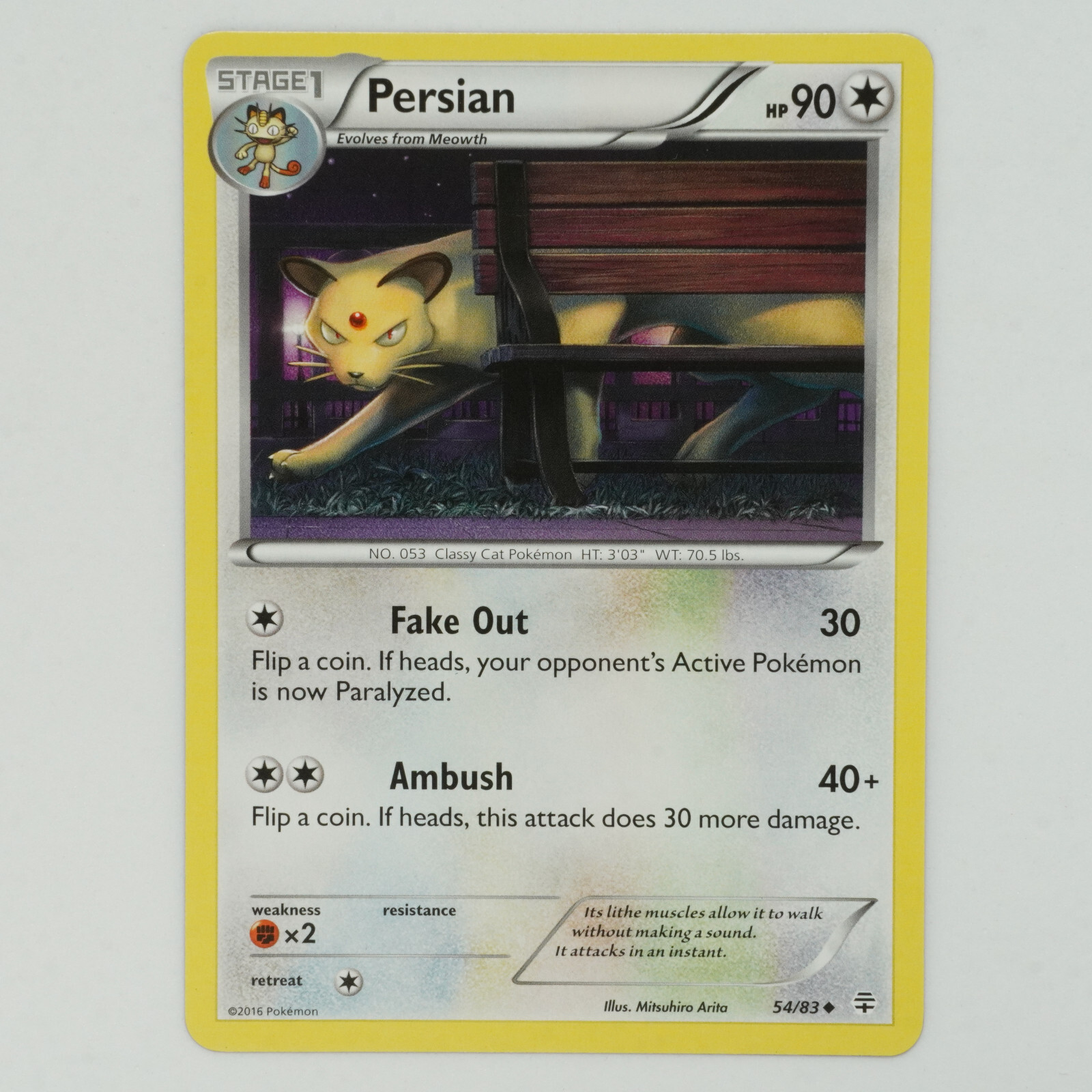 Persian 54/83 Uncommon Generations Pokemon Card
