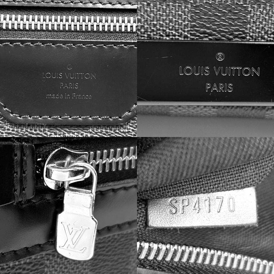 Louis Vuitton Shoulder Bag Men'S Damier Graphite Daniel Mm Messenger