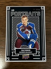 Cale Makar UD PORTRAITS /99 2022-23 Upper Deck Series 1 Hockey #P-15 RARE NHL