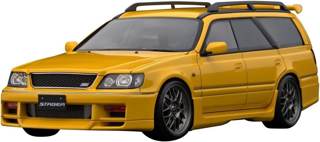ignition model 1/18 NISSAN STAGEA 260RS (WGNC34) Yellow ignition model 1/18 NISSAN STAGEA 260RS (WGNC34) Yellow