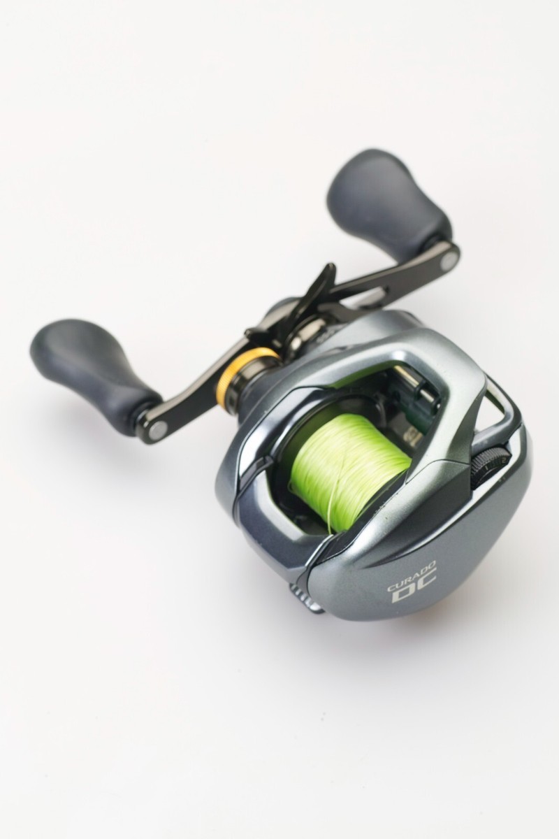 SHIMANO 22 CURADO DC　201XG LEFT USED Shimano 22 CURADO DC 201HG 7.4:1 Left Hand Casting Reel
